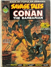 SAVAGE TALES #2. FEATURING CONAN THE BARBARIAN. MARVEL COMICS MAGAZINE. (1973). 