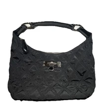 My Flat in London Handmade Quilted Tote Black