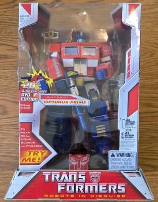 Transformers 20th Anniversary Optimus Prime MP-01 Diecast 12'' Inch New In Box