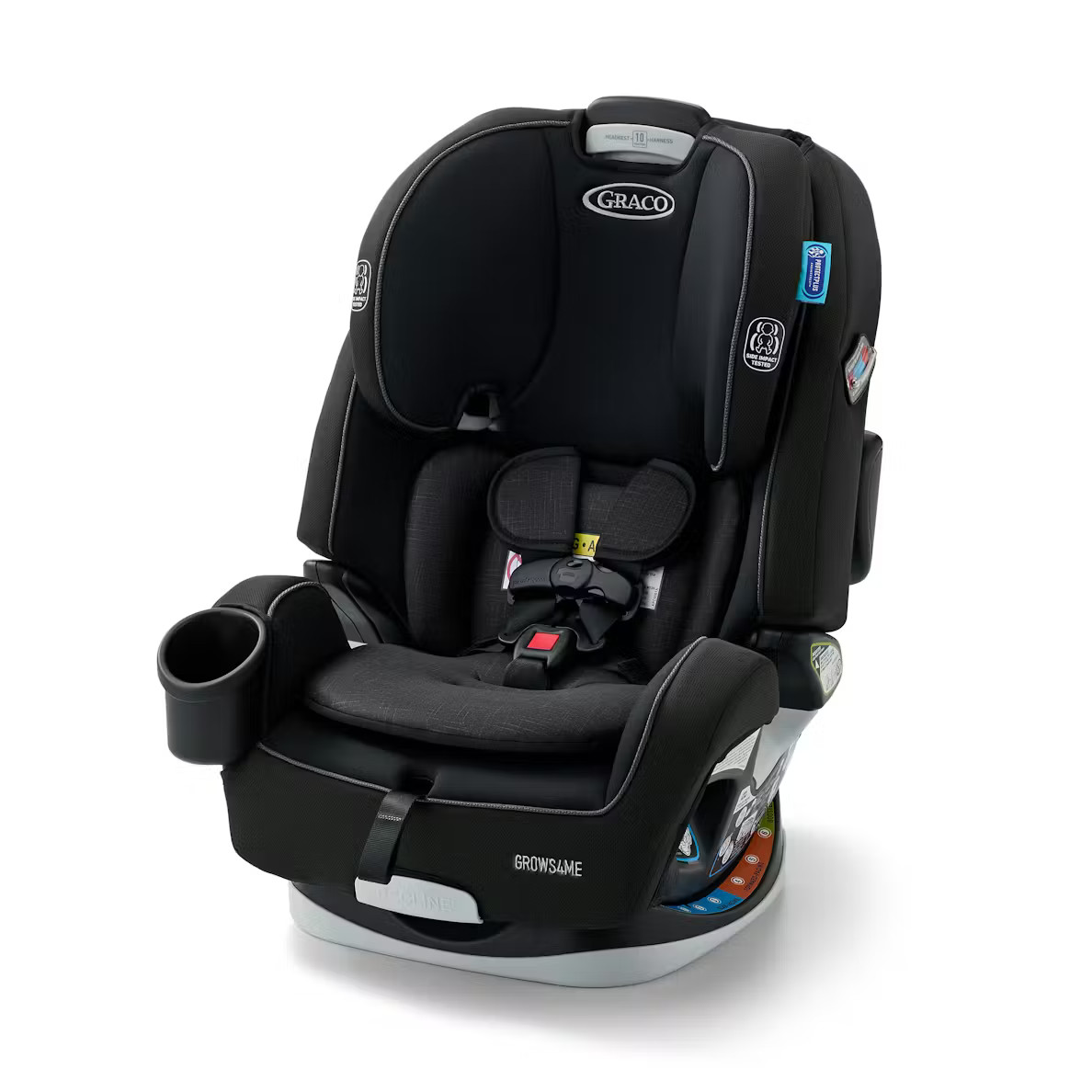 Graco Grows4Me 4-in-1 Car Seat West Point Fashion Convertible Rear & Booster