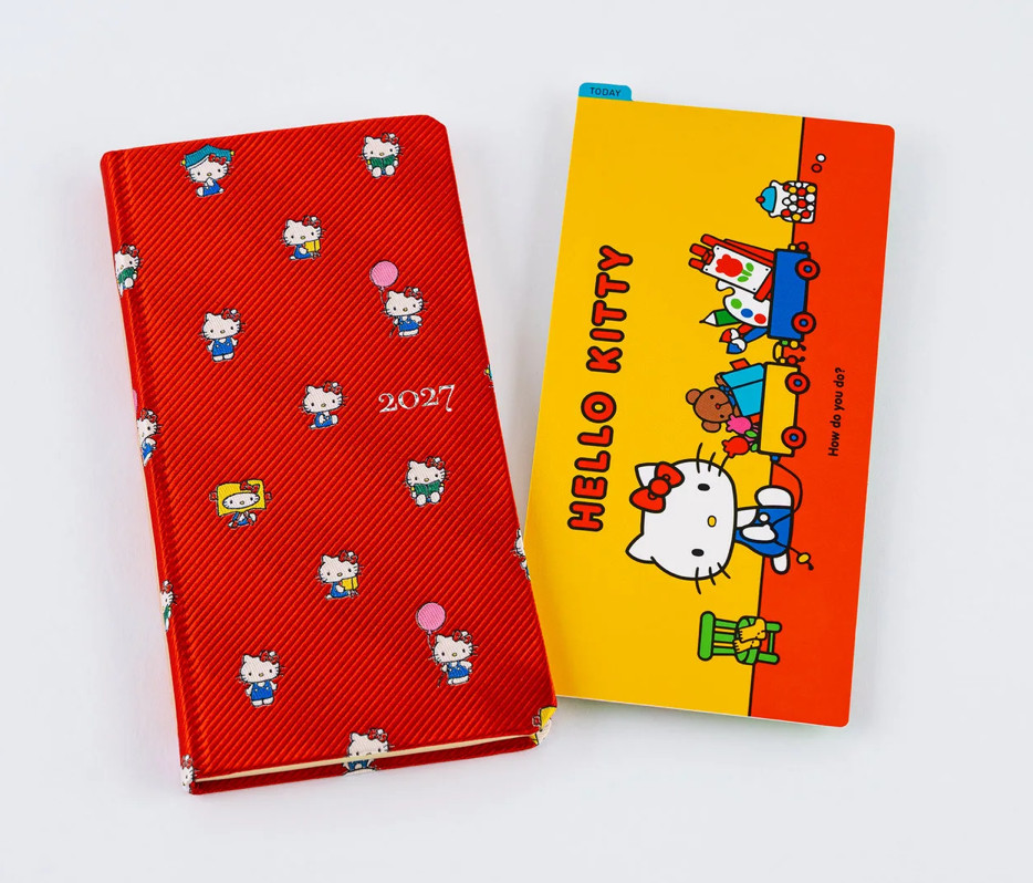 Hobonichi 2027 Weeks Hello Kitty English Ed. w/ Pen & Pencil Board Set