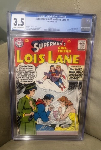 Superman's Girlfriend, Lois Lane #7 CGC graded 3.5