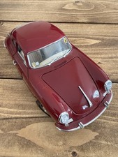 Vintage Bburago 1/18 Porsche 356 B (1961) - Burgundy Red - Made In Italy Diecast