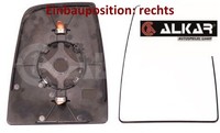Alkar 6432666 Spiegelglas FüR AußEnspiegel Rechts FüR Ford