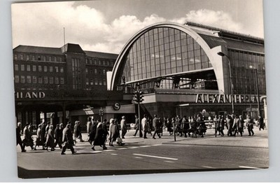 Berlin Alexanderplatz S-Bahnhof Real Photo Postcard 1965