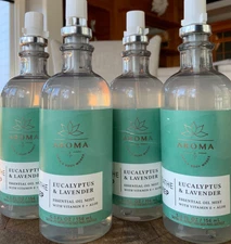 4 EUCALYPTUS & LAVENDER Aroma Essential Oil Pillow MIST Bath and Body Works