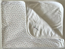 Vtg Baby Gap Blanket Sailboats 2 ply Cotton Reversible 2000 Nautical