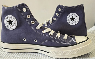 Converse Chuck 70 Hi Men s High Top Canvas Lace-Up Sneakers Blue A13334C