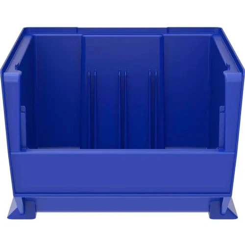Akro-Mils 30281 20"x12-3/8"x8" Plastic Super-Size Bin Blue - Image 2 of 4