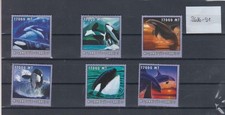 Schwertwale Orca Wale Satz Mosambik 2686-91 postfrisch