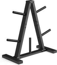 Weight Plate Rack, Weight Tree, Home Gym Storage Stand, Holds 300 Lbs