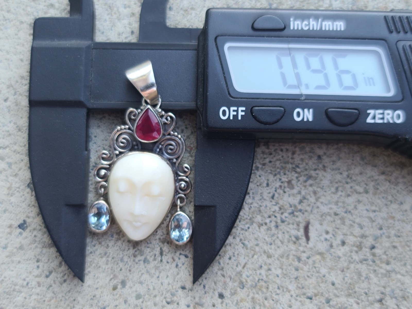 Sajen Solid 925 Sterling Silver Ruby Swiss Blue T… - image 5