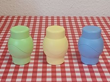 Tupperware * 6 x Eierbecher Junge Welle   * blau grün gelb  * Ostern *#2