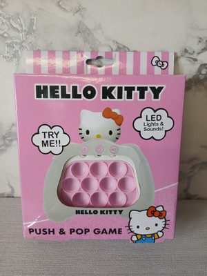 Hello Kitty Sanrio offizielles Push & Pop Spiel LED Lichter und Sounds brandneu 