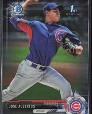 2017 Bowman Chrome #BCP216 Jose Albertos Prospects