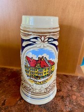 Vintage 1979HOFBRAUHAUS MUNCHEN   BEER STEIN Oktoberfest West Germany