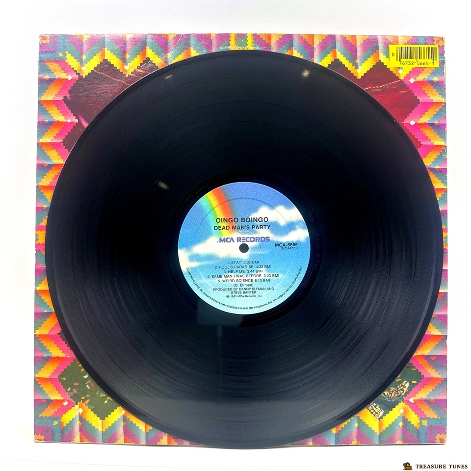 Oingo Boingo – Dead Man's Party Vinyl (LP, Album) MCA 5665 - Image 4 of 4