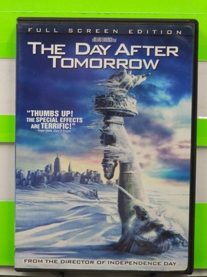 THE DAY AFTER TOMORROW FULL SCREEN EDITION DENNIS QUAID JAKE GYLLENHAAL DVD