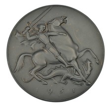 Breker, Sankt Georg. 1953. [Eisengußrelief / Cast iron relief].