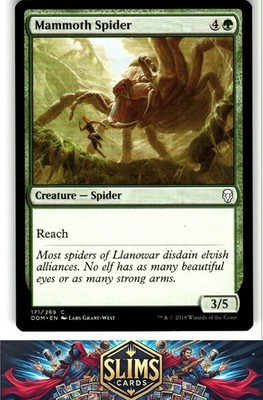 Magic the Gathering MTG Dominaria Mammoth Spider #171 Buy 2 Get 1