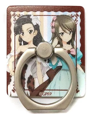Mobile miscellaneous goods 02. Kinuyo Nishi & Mika Smartphone Ring Valentine