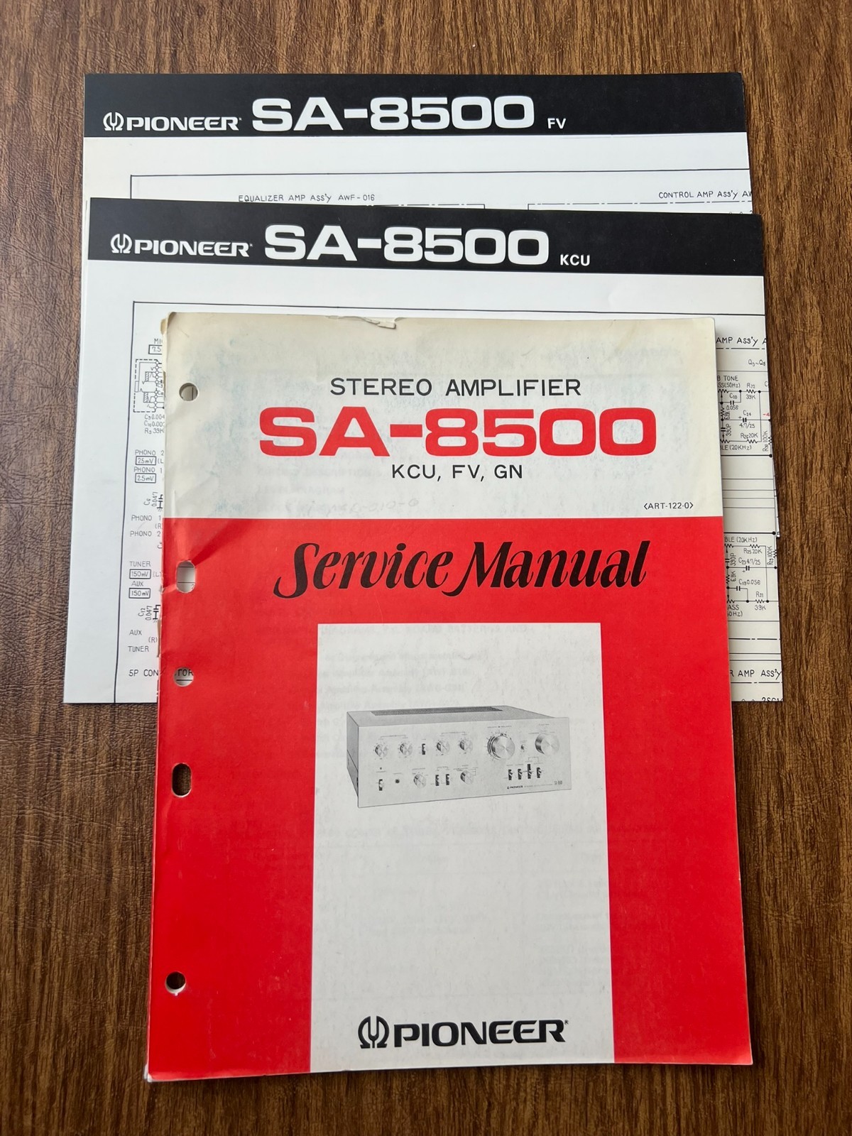 Original PIONEER SA-8500 Amplifier Service Manual/Schematic