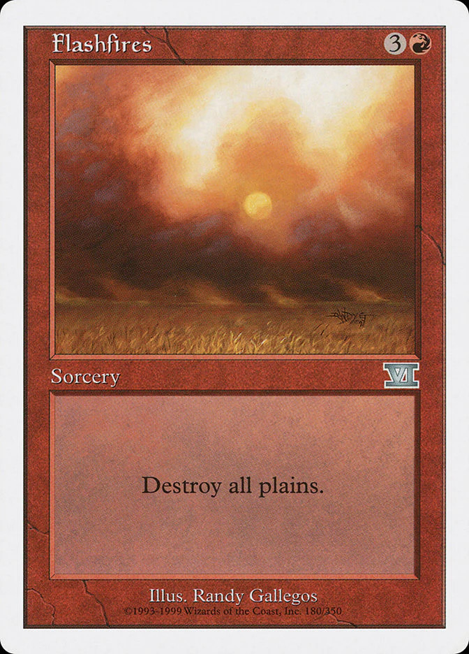 Flashfires [Classic Sixth Edition] Moderately Played
