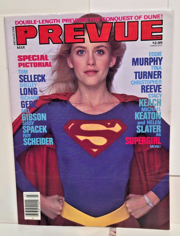 Prevue 58 Vol 2 #18 March 1985 Supergraphics Super Girl
