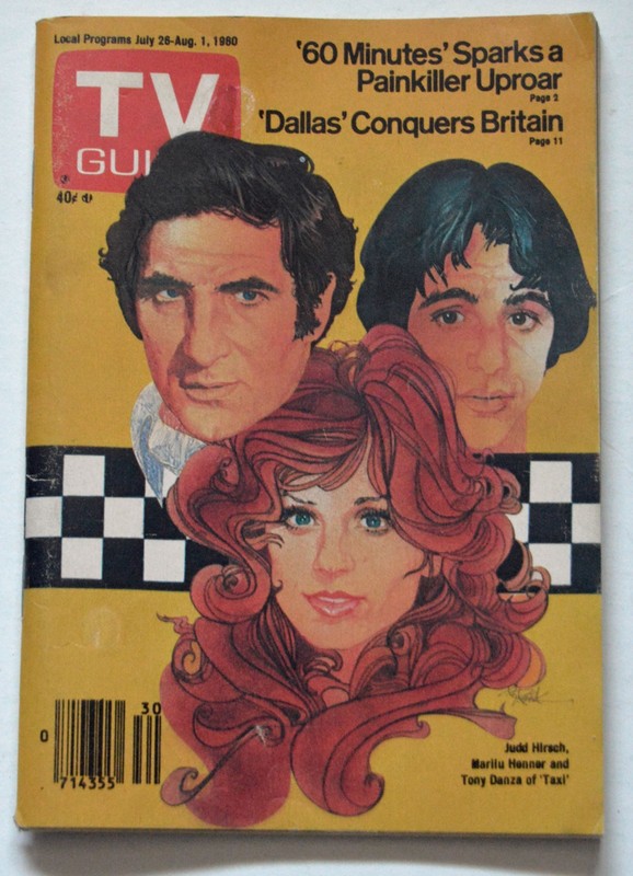 "TAXI" JUDD HIRSCH/MERILU HENNER/TONY DANZA - 1980 NEW MEXICO TV Guide EXC/NRMT