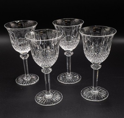Saint St. Louis France Tommy Continental Water Goblet Glasses- 7 1/8'' Set of 4