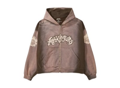 Travis Scott Cactus Jack Maximus Dragon Zip Hoodie ''Brown'' Authentic New