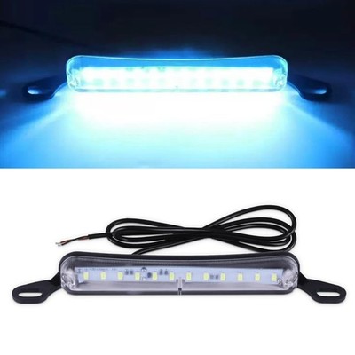 Car LED License Plate Light, 12V DC High Bright Waterproof LED Light, Univers...