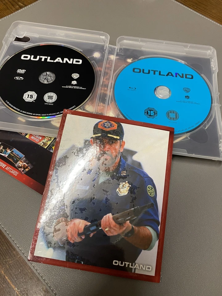 Outland HMV Premium Collection Blu-ray DVD with Artcards Sean Connery Sci Fi - Image 2 of 2