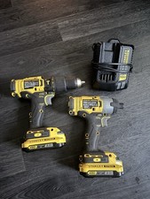 Stanley FatMax V20 18V Cordless Combi Drill & Impact Driver + 2x 2.0Ah Battery