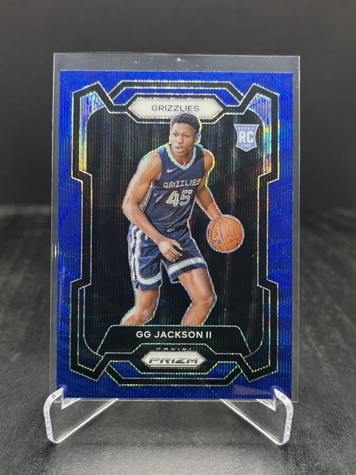 2023-24 Panini Prizm Basketball GG Jackson II RC Rookie Blue Wave #179