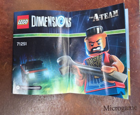 LEGO DIMENSIONS B.A. Baracus **USED** Fun Pack (71251)