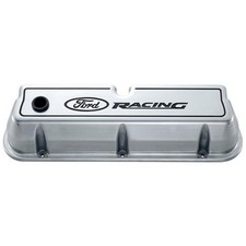 Ford Performance Parts Fits Ford Racing Logo Die-cast Valve Covers Polished Ford Performance Parts Fits Ford Racing Logo Die-cast Valve Covers Polished