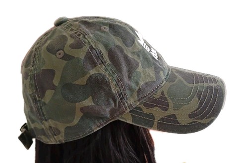 Adidas Originals Trefoil Logo Military Army Green Camo Strapback Cap Hat OSFW - Picture 7 of 7