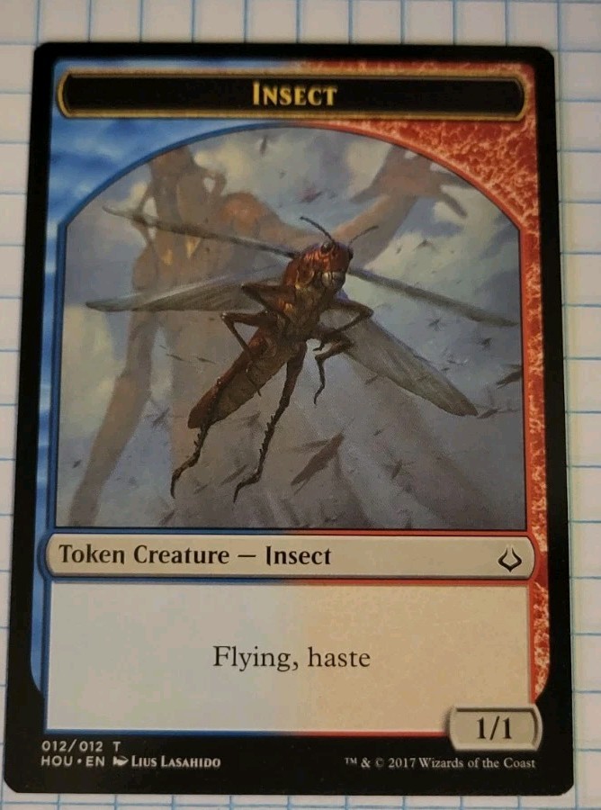 MTG - Insect Token - Hour of Devastation Regular