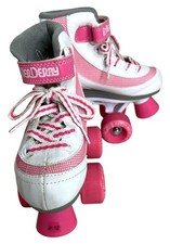 Roller Derby Firestar Girls Roller Skates Size 12 Pink  White