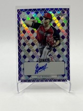 2022 LEAF METAL PERFECT GAME CAL RANDALL RC AUTO RAINBOW PURPLE #D 1/1