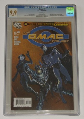 Omac Project 3 CGC 9.9 MINT! Maxwell Lord; Checkmate; Batman. Up 9.8 Only 2 9.9s