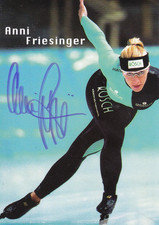 Autogramm - Anni Friesinger (Eisschnelllauf)