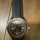 U.S. Polo Assn. Analog Quartz Wristwatch Black Dial 40mm Black Rubber Strap — photo 1