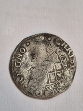 Charles 1st Silver Hammered Sixpence, Uk Metal Detecting Find