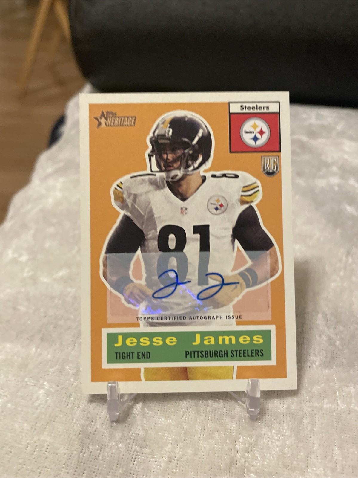 Jesse James Topps Heritage #75 Autograph