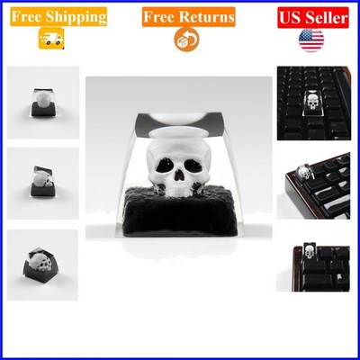 Artisan Resin Skull Keycap for MX Switch Mechanical Keyboards, 1U SA Profile