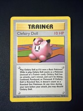 Pokemon Card Base Set Shadowless Clefairy Doll 70/102 Unlimited Rare on eBay