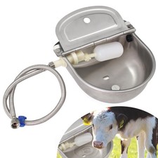 304 Stainless Steel Livestock Water Bowl,Dog Water Dispenser Automatic Alloca...