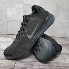 Nike Free RN 2018 Running Shoe Men's Size 9 Black /Anthracite 942836-002
